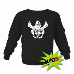Детский свитшот Kratos silhouette - PrintSalon