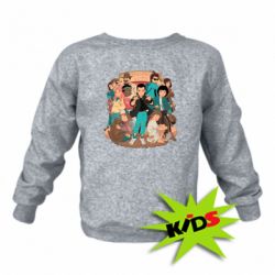 Детский свитшот Очень странные дела арт - PrintSalon