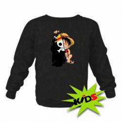Детский свитшот One piece chibi Luffy - PrintSalon