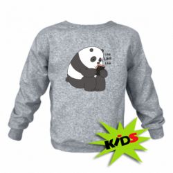 Детский свитшот Панда лайк - PrintSalon