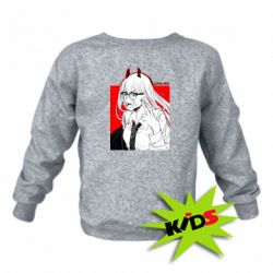 Детский свитшот Power red - PrintSalon