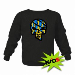 Дитячий світшот Punisher Coat of arms of Ukraine - PrintSalon