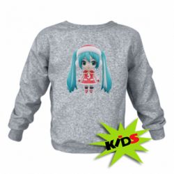 Детский свитшот Winter Hatsune Miku - PrintSalon