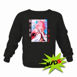 Детский свитшот Yae Miko art - PrintSalon