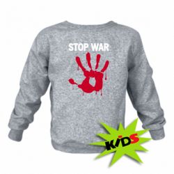 Детский свитшот Stop War - PrintSalon
