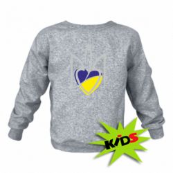 Детский свитшот Ukrainian heart - PrintSalon
