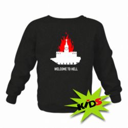 Детский свитшот Welcome to Hell - PrintSalon