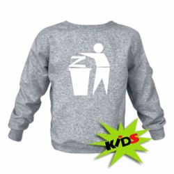 Детский свитшот Z is a trash - PrintSalon