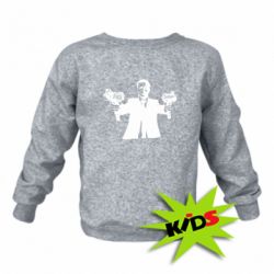 Детский свитшот Zelensky fuck putin - PrintSalon