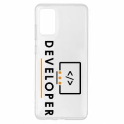 Чехол для Samsung S20+ Developer