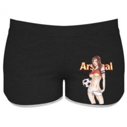 Женские шорты Девушка Арсенал - PrintSalon