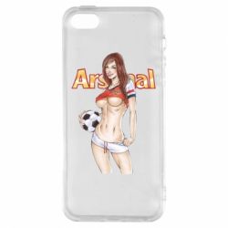 Чехол для iPhone5/5S/SE Девушка Арсенал - PrintSalon