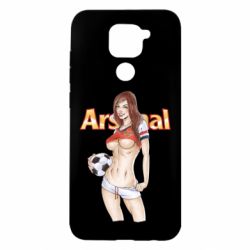 Чехол для Xiaomi Redmi Note 9/Redmi 10X Девушка Арсенал - PrintSalon
