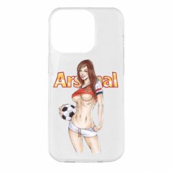 Чехол для iPhone 14 Pro Девушка Арсенал - PrintSalon