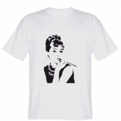 Чоловіча футболка Stedman Дівчина фарбує губи - PrintSalon