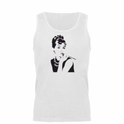 Майка чоловіча Дівчина фарбує губи - PrintSalon