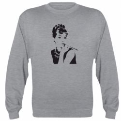 Світшот Дівчина фарбує губи - PrintSalon