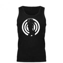 Мужская майка девушка мишень - PrintSalon