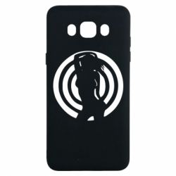 Чехол для Samsung J7 2016 девушка мишень - PrintSalon