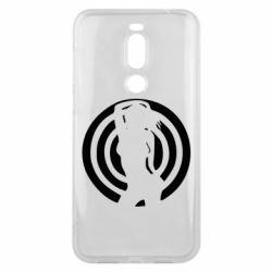 Чехол для Meizu X8 девушка мишень - PrintSalon