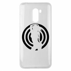 Чехол для Xiaomi Pocophone F1 девушка мишень - PrintSalon