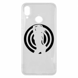 Чехол для Huawei P Smart Plus 2018 девушка мишень - PrintSalon