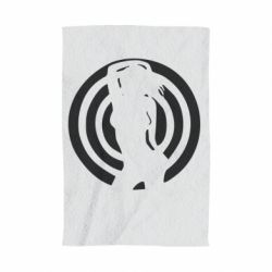 Полотенце с принтом девушка мишень - PrintSalon