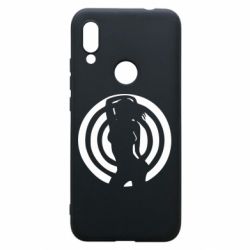 Чехол для Xiaomi Redmi 7 девушка мишень - PrintSalon