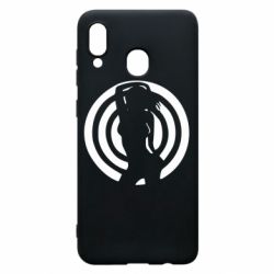 Чехол для Samsung A30 девушка мишень - PrintSalon