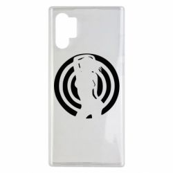Чехол для Samsung Note 10 Plus девушка мишень - PrintSalon