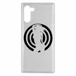 Чехол для Samsung Note 10 девушка мишень - PrintSalon