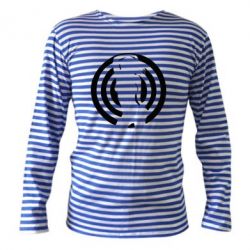 Тельняшка с длинным рукавом девушка мишень