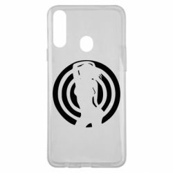 Чехол для Samsung A20s девушка мишень - PrintSalon