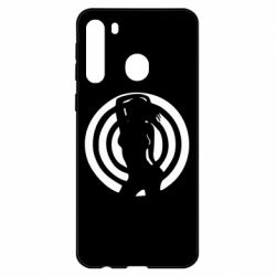 Чехол для Samsung A21 девушка мишень - PrintSalon