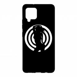 Чехол для Samsung A42 5G девушка мишень - PrintSalon