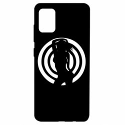Чехол для Samsung A51 девушка мишень - PrintSalon