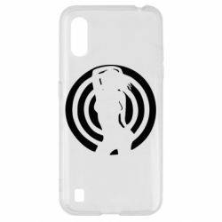 Чехол для Samsung A01/M01 девушка мишень - PrintSalon