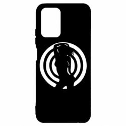 Чехол для Xiaomi Redmi Note 10 девушка мишень - PrintSalon