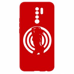 Чехол для Xiaomi Redmi 9 девушка мишень - PrintSalon