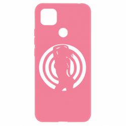 Чехол для Xiaomi Redmi 9c девушка мишень - PrintSalon