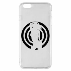 Чехол для iPhone 6 Plus/6S Plus девушка мишень - PrintSalon