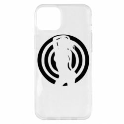 Чехол для iPhone 14 Plus девушка мишень - PrintSalon