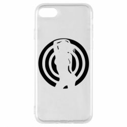 Чехол для iPhone 8 девушка мишень - PrintSalon