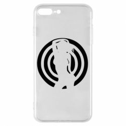 Чехол для iPhone 8 Plus девушка мишень - PrintSalon