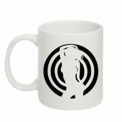 Чашка 320ml девушка мишень - PrintSalon