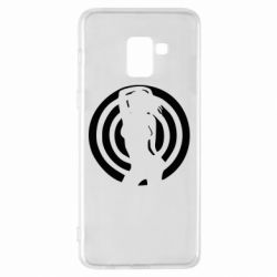 Чехол для Samsung A8+ 2018 девушка мишень - PrintSalon