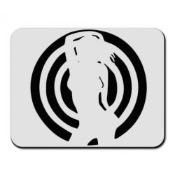 Коврик для мыши девушка мишень - PrintSalon