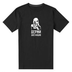 Мужская футболка премиум Девушка с пистолетом - PrintSalon