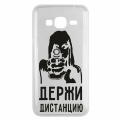 Чехол для Samsung J3 2016 Девушка с пистолетом - PrintSalon