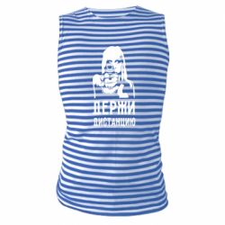 Майка-тельняшка Девушка с пистолетом - PrintSalon